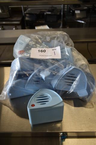 Bag of Blue Poly Drip Trays