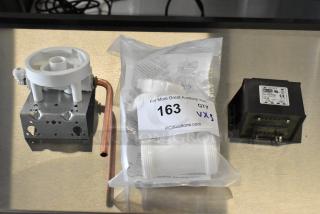3 Various Items Including KPTRA8S Transformer, Drain Line Adapter. 3 Times Your Bid!