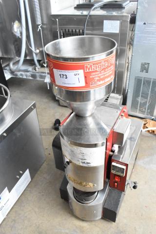 Magic Pop DMP-1 Metal Commercial Rice Cake Machine. 115 Volts, 1 Phase. Tested and Working!