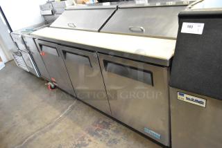 Turbo Air MST-72 Stainless Steel Commercial Sandwich Salad Prep Table Bain Marie Mega Top on Commercial Casters. 115 Volts, 1 Phase. Tested and Powers On But Does Not Get Cold
