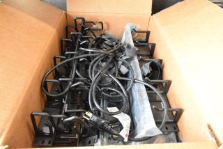 Box of Racks and Flanged Econo Blanks.