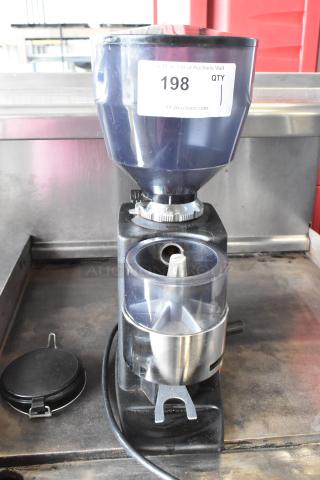 Fiamma MCF 2 NV Metal Countertop Espresso Bean Grinder. 110 Volts, 1 Phase. Tested and Working!