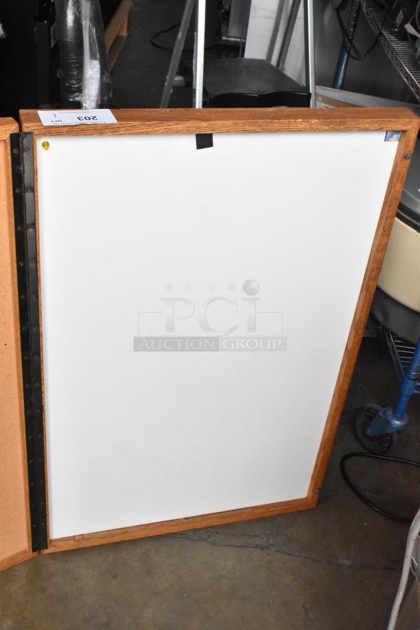 Wood Pattern Cabinet? - Image 3 of 4