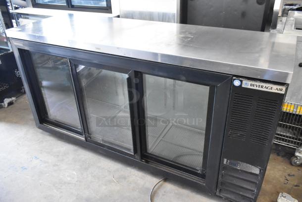 Beverage Air BB72HC-1-GS-B-27 Stainless Steel 3 Door Back Bar Cooler Merchandiser. 115 Volts, 1 Phase. - Image 2 of 8