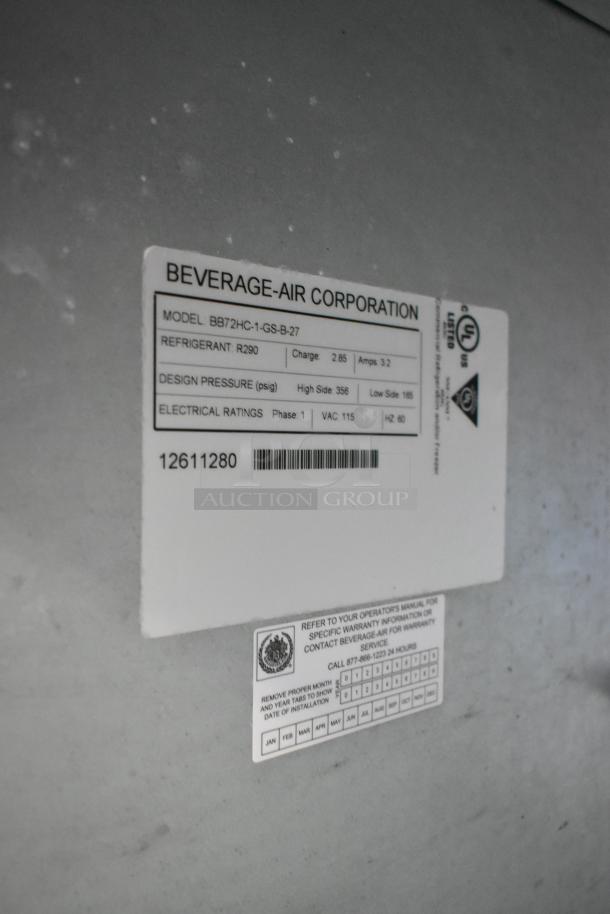 Beverage Air BB72HC-1-GS-B-27 Stainless Steel 3 Door Back Bar Cooler Merchandiser. 115 Volts, 1 Phase. - Image 8 of 8