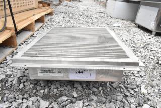 BRAND NEW SCRATCH AND DENT! Regency 600FT1824SS 18" x 24" 14-Gauge Stainless Steel Floor Trough with Grate
