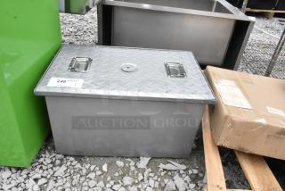 BRAND NEW SCRATCH AND DENT! Regency 600GT10 20 lb. 10 GPM Grease Trap with 2" Non-Threaded Connections