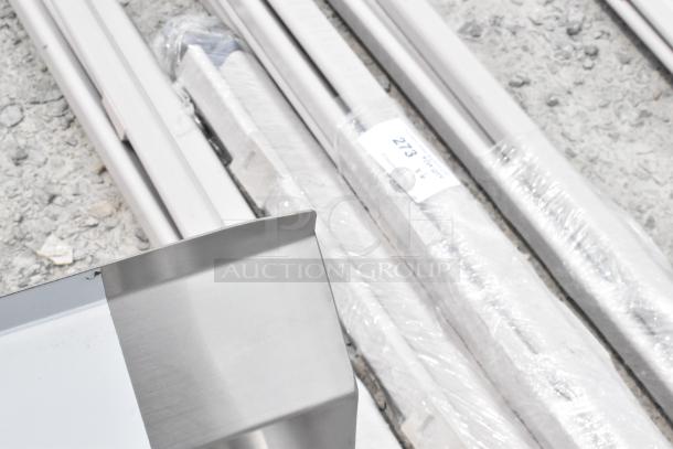 BRAND NEW SCRATCH AND DENT! Steelton 522CS11818N 23 1/2" 18-Gauge Stainless Steel One Compartment Commercial Sink without Drainboard - 18" x 18" x 12" Bowl. No Legs. - Image 5 of 6