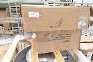 2 BRAND NEW SCRATCH AND DENT! Items Including 460EC2424PB Regency 24" x 24" NSF Chrome Storage Display Basket and Avantco 17815290 Drawer Assembly for CBE-36-HC Refrigerated Chef Base. 2 Times Your Bid!