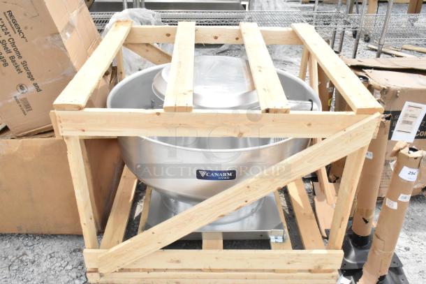 BRAND NEW SCRATCH AND DENT! Canarm ALX165-UD-EC 16 1/2" Variable Speed Upblast Direct-Drive Aluminum Exhaust Fan ALX165-UD100EC - 2,974 CFM, 1 hp. 120/208-240 Volts, 1 Phase. - Image 1 of 7