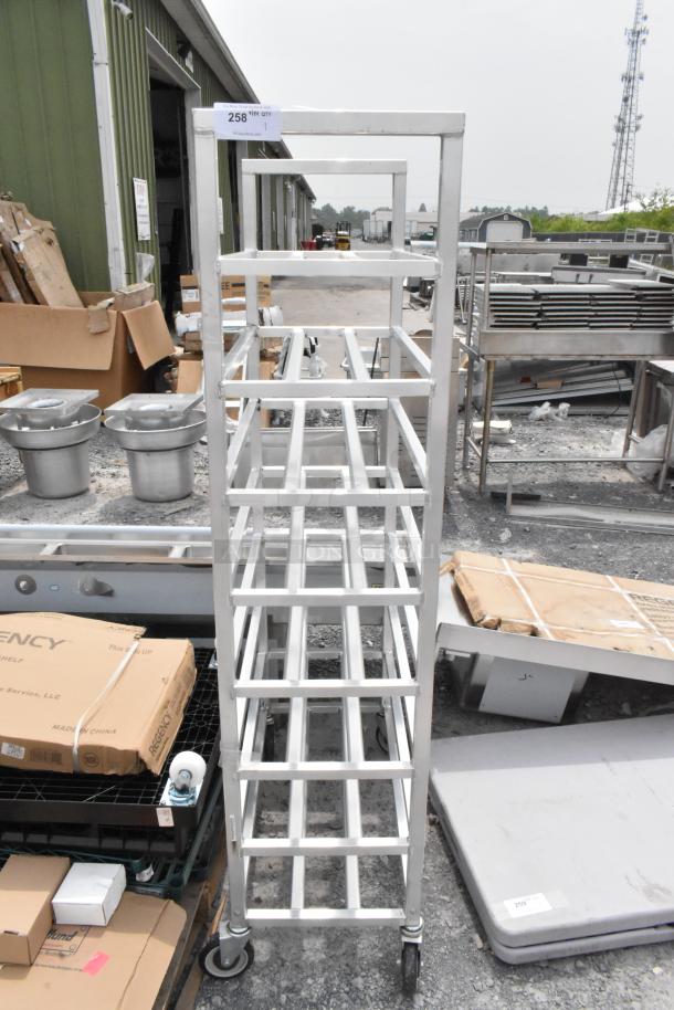 BRAND NEW SCRATCH AND DENT! Channel AXDUPR8 Heavy-Duty Universal Aluminum Platter Rack - 8 Shelf - Image 1 of 5