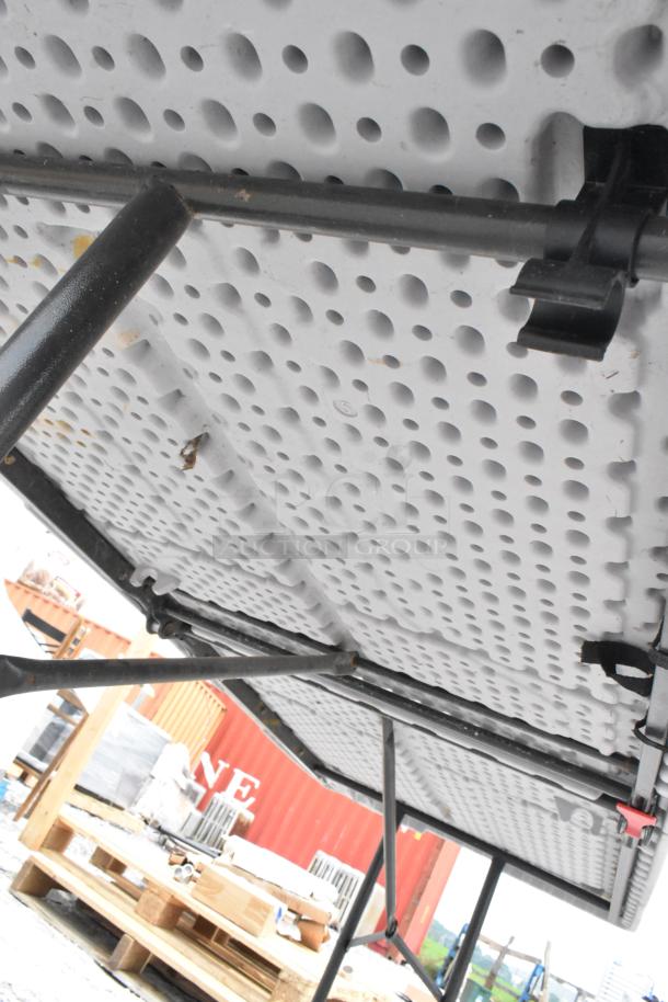 White Folding Table. - Image 5 of 6