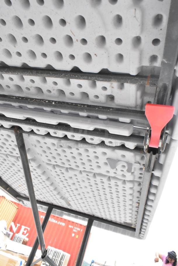 White Folding Table. - Image 6 of 6