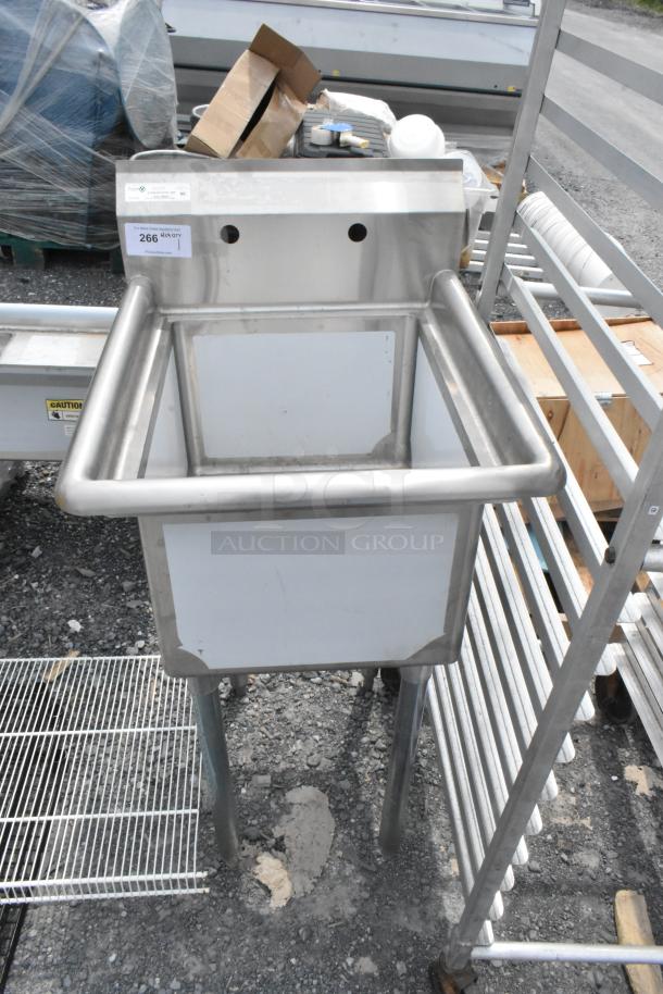 Falcon E1C-1620-0 Stainless Steel Single Bay Sink. - Image 1 of 6