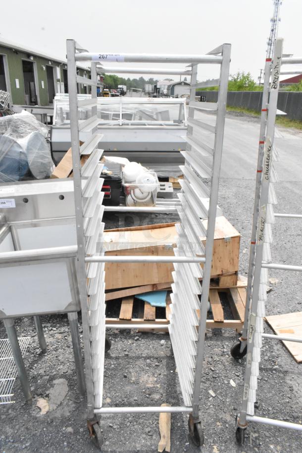 Metal Commercial Pan Transport Rack on Commercial Casters. - Image 1 of 4