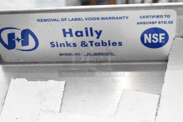 2 Stainless Steel Shelves. Includes 72x20x18. 2 Times Your Bid! - Image 6 of 6