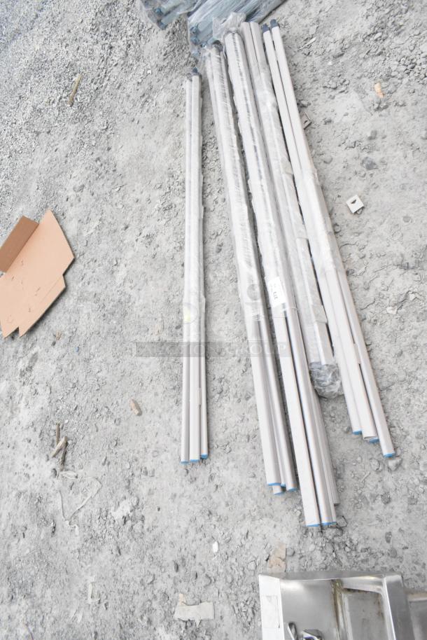 ALL ONE MONEY! Lot of 20 Poles and 15 Shelves - Image 2 of 6