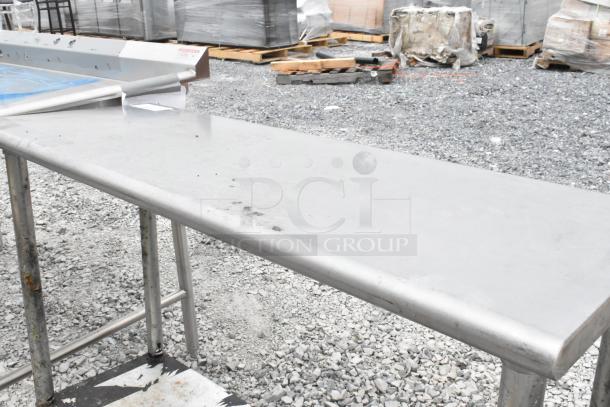 Stainless Steel Table w/ Metal Under Shelf. - Image 3 of 6