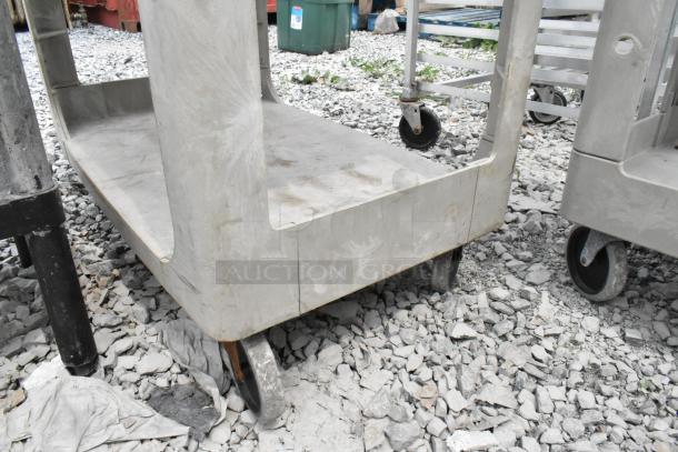2 Poly 2 Tier Cart on Commercial Casters. 2 Times Your Bid! - Image 5 of 6