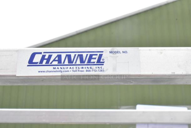 Channel Metal Commercial Pan Transport Rack on Commercial Casters. - Image 5 of 5