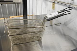 2 BRAND NEW SCRATCH AND DENT! Metal Fry Basket. 2 Times Your Bid!