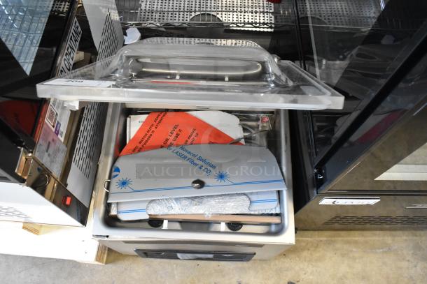 BRAND NEW SCRATCH AND DENT! Vollrath VPP16 40834 Chamber Vacuum Packaging Machine with Dual 16" Sealing Bars and Advanced Control System. 110-120 Volts, 1 Phase. Tested and Does Not Power On - Image 12 of 13