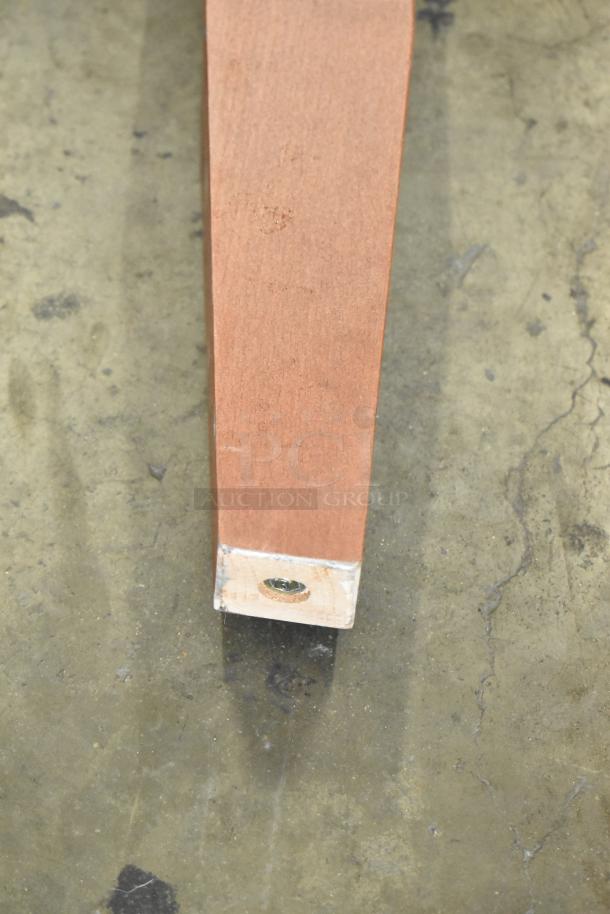 ALL ONE MONEY! Lot of 2 Wooden Legs. - Image 3 of 4