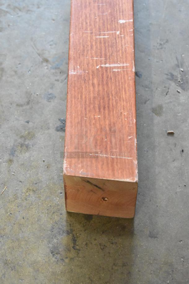 ALL ONE MONEY! Lot of 2 Wooden Legs. - Image 4 of 4