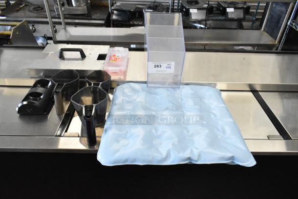 9 Various Items Including Poly Pitchers and Metal Fryer Lids. 9 Times Your Bid! - Image 3 of 13