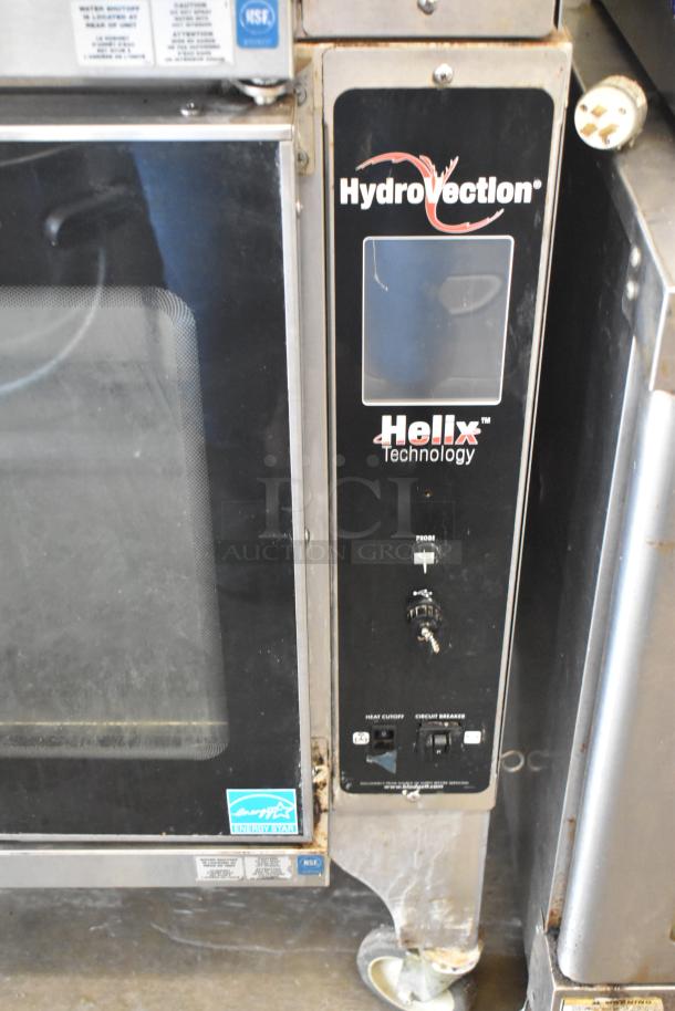 2 2016 Blodgett HV-100G HydroVection Stainless Steel Commercial Natural Gas Powered Full Size Convection Oven w/ View Through Doors, and Thermostatic Controls on Commercial Casters. 2 Times Your Bid! - Image 5 of 12