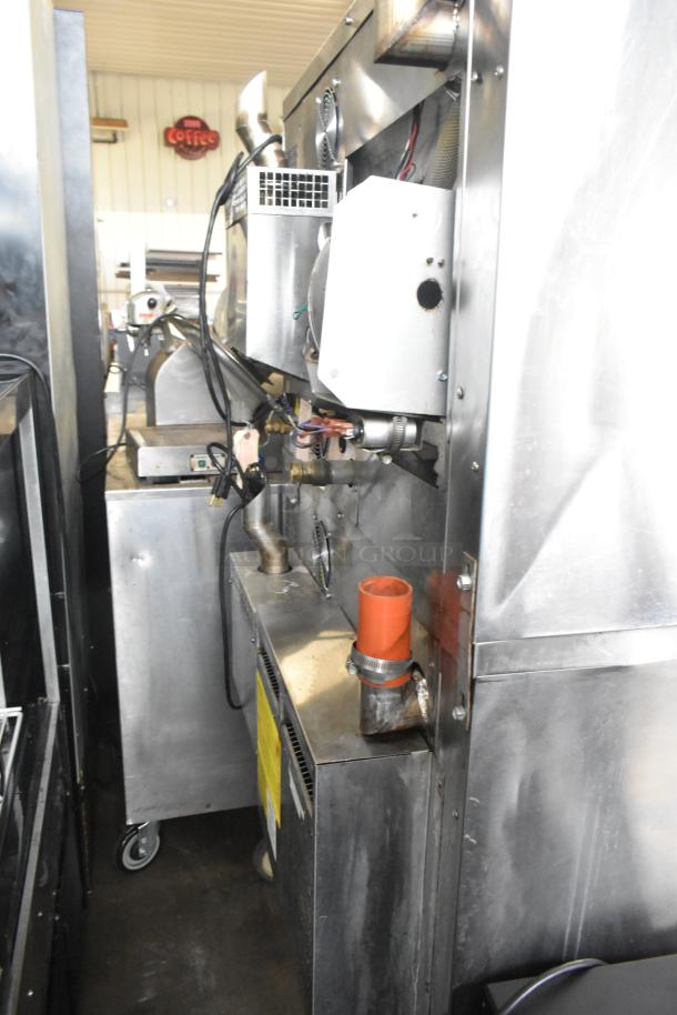 2 2016 Blodgett HV-100G HydroVection Stainless Steel Commercial Natural Gas Powered Full Size Convection Oven w/ View Through Doors, and Thermostatic Controls on Commercial Casters. 2 Times Your Bid! - Image 9 of 12