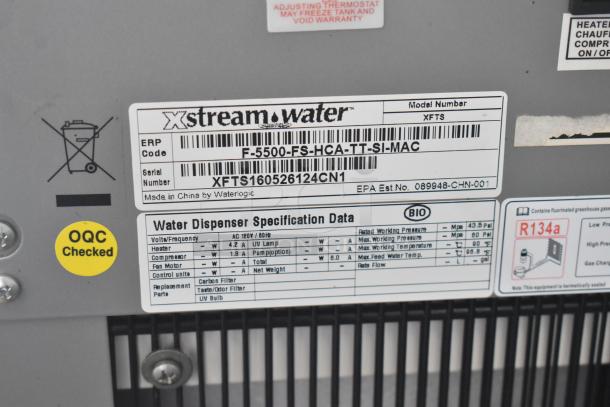 Quench Xstream Water XFTS Floor Style Water Cooler Base. 120 Volts, 1 Phase. Tested and Working! - Image 6 of 6
