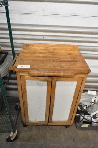 Wooden Cart on Casters.