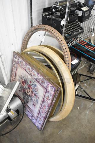 6 Various Items Including Mirrors and Pictures. 6 Times Your Bid!