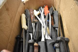 120 SHARPENED Stainless Steel Knives Including Fillet. 120 Times Your Bid!