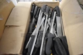 150 SHARPENED Stainless Steel Knives Including Chef Knife. 150 Times Your Bid!