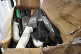 150 SHARPENED Stainless Steel Knives Including Chef Knife. 150 Times Your Bid!