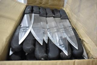 150 SHARPENED Stainless Steel Knives Including Chef Knife. 150 Times Your Bid!