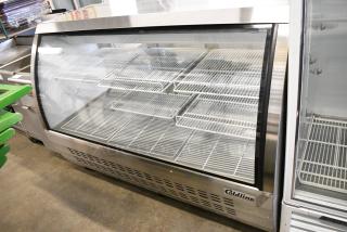 2022 Coldline DC64-SS Stainless Steel Commercial Floor Style Deli Display Case Merchandiser on Commercial Casters. 115 Volts, 1 Phase.