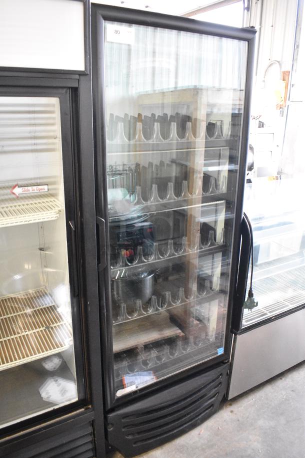 Imbera G319 Metal Commercial Single Door Reach In Cooler Merchandiser w/ Poly Coated Racks. 115 Volts, 1 Phase. Tested and Powers On But Does Not Get Cold - Image 2 of 7