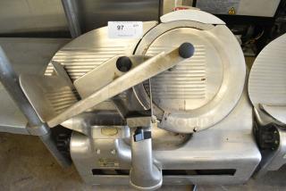 Berkel 818 Stainless Steel Commercial Countertop Meat Slicer w/ Blade Sharpener. 115 Volts, 1 Phase. - Item #1186391