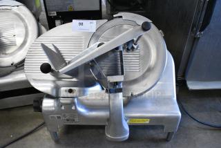 Berkel 808 Stainless Steel Commercial Countertop Meat Slicer w/ Blade Sharpener. 115 Volts, 1 Phase. - Item #1186392
