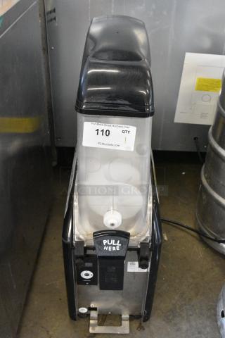 Elmeco FC1 GREEN Metal Commercial Countertop Single Hopper Slushie Machine. 115 Volts, 1 Phase.