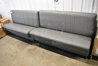 2 Gray Single Sided Booth. 2 Times Your Bid!