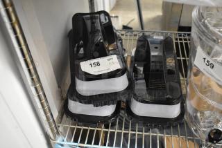 3 BRAND NEW SCRATCH AND DENT! Black and Clear Poly Lids for Slushie Machine. 3 Times Your Bid!