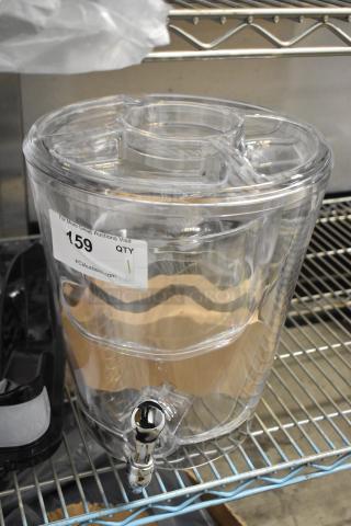 BRAND NEW SCRATCH AND DENT! Clear Poly Beverage Holder Dispenser.