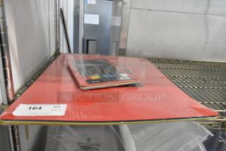 2 BRAND NEW SCRATCH AND DENT! Items Including 407FLX6P1208 Choice 12" x 8" x 1/16" 6-Piece Multi-Colored Flexible Cutting Board Kit and 407FLX6P2418 Choice 24" x 18" x 1/16" 6-Piece Multi-Colored Flexible Cutting Board Kit. 2 Times Your Bid!