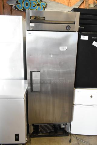 2016 True T-19F Stainless Steel Commercial Single Door Reach In Freezer w/ Poly Coated Racks. 115 Volts, 1 Phase.