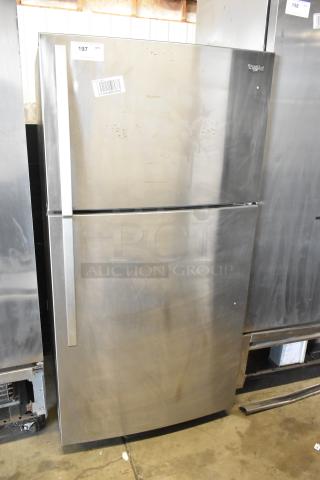 2018 Whirlpool WRT511SZDM00 Stainless Steel Reach In Cooler w/ Freezer. 115 Volts, 1 Phase.