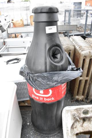 Black Poly Recycling Bin.